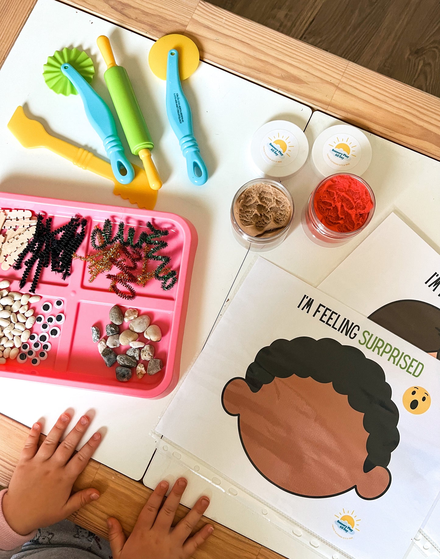 Social-Emotional Dough Mats