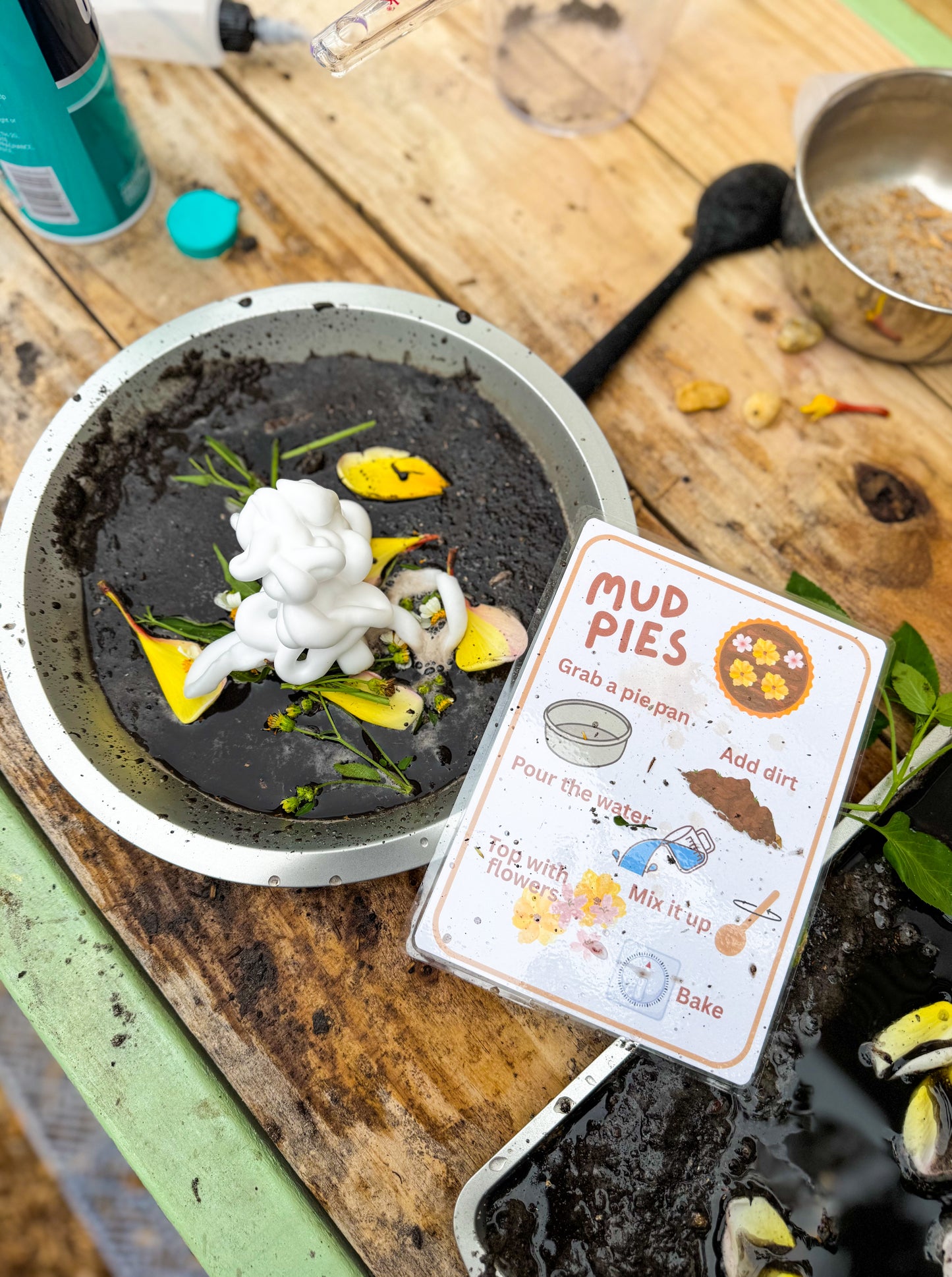Mud Kitchen Recipe Cards