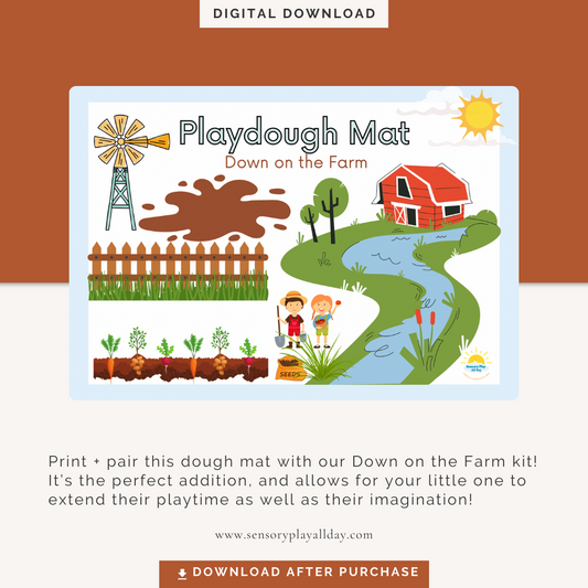 Down on the Farm Dough Mat